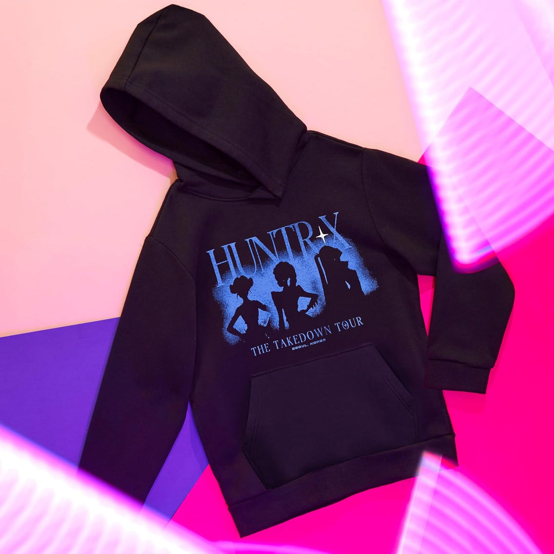KPop Demon Hunters Offiziell Hoodie Mädchen Teenager, Taschen Fleece Pullover, Anime Huntrix Saja Bo
