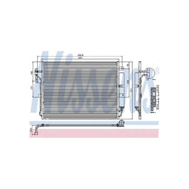 NISSENS 94962 Kondensator, Klimaanlage