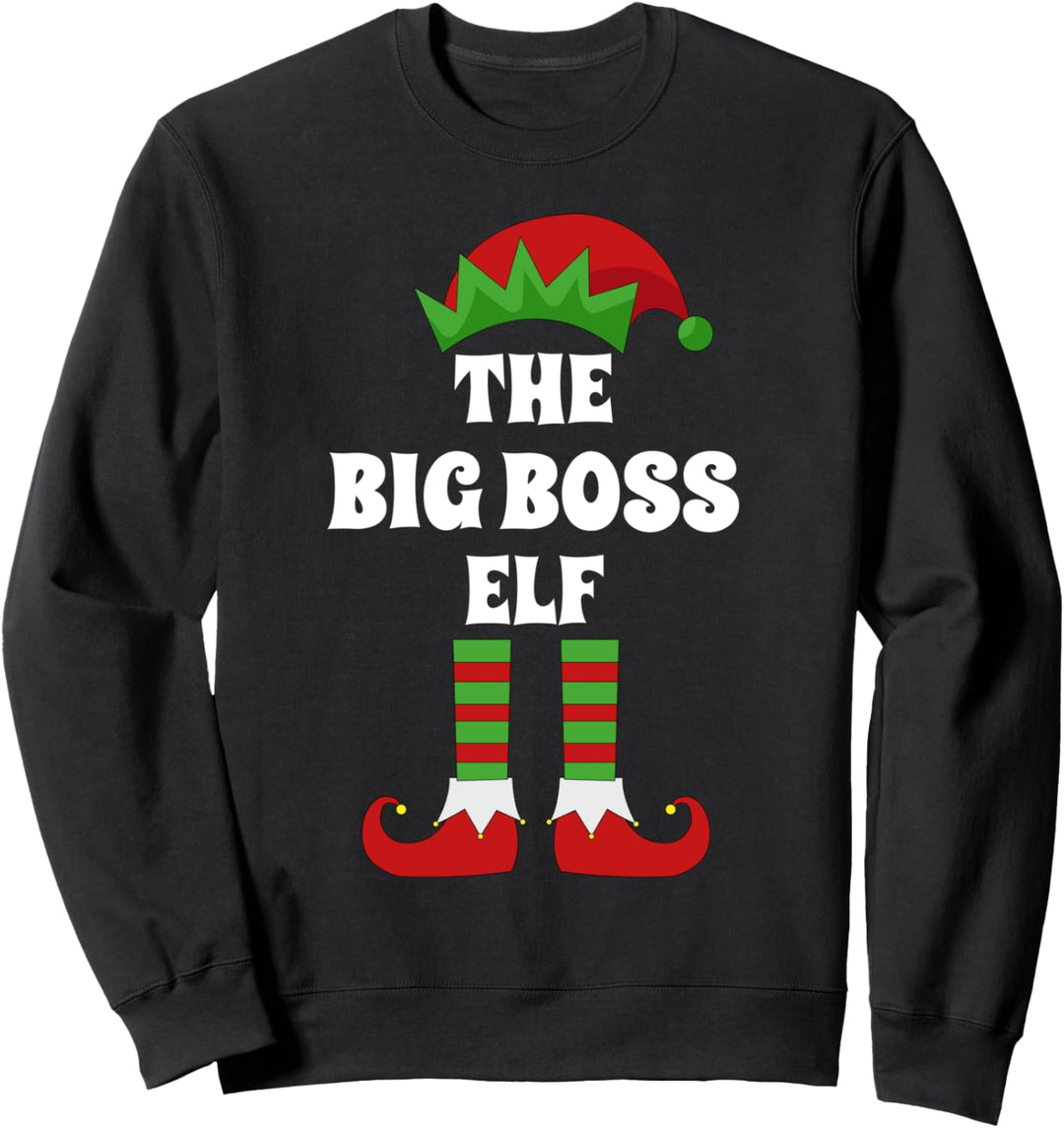 The Big Boss Elf, passende Familiengruppe, Weihnachtsfeier, Elf Sweatshirt