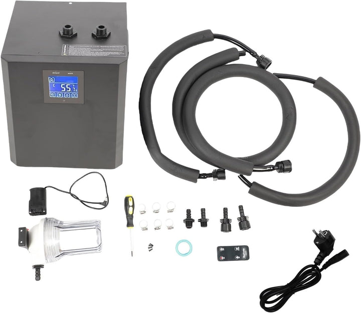 1/3 PS Water Chiller Kit für Eisbad, 32-122 ℉ 3 Modi Low Rauschen LCD-Touchscreen-Fernbedienung, Eis