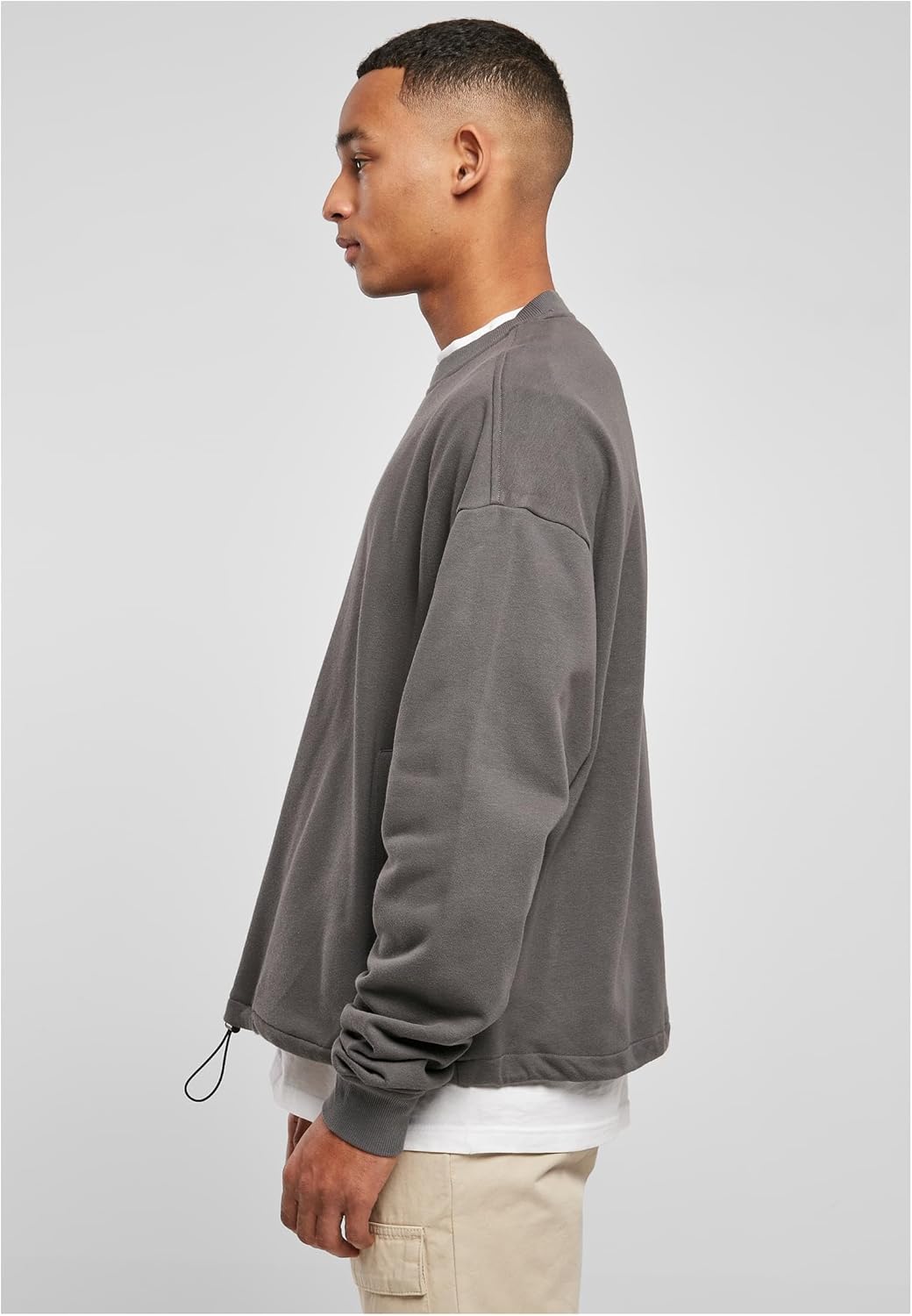 Urban Classics Herren Sport Crew 4XL Darkshadow, 4XL Darkshadow