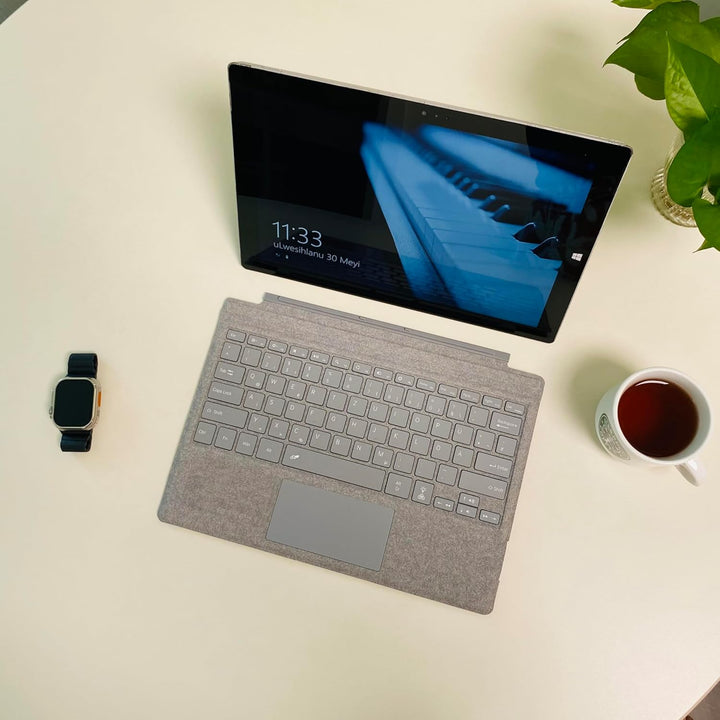 QWERTZ Deutsches Layout Tastatur für Microsoft Surface Pro 7+ Pro 7 Pro 6 Pro 5 Pro 4 Pro 3 (12.3 Zo