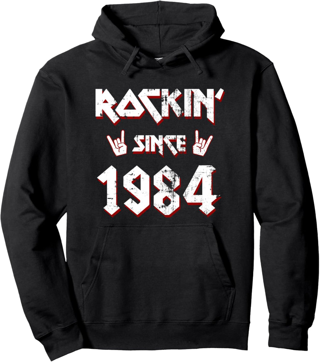 Rockin Since 1984 38 Jahre Alt Geburtstagsgeschenk Pullover Hoodie