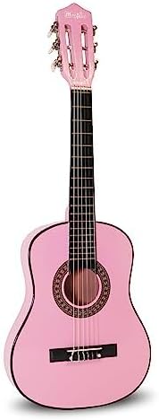 Music Alley MA-51 Classical Acoustic Guitar Kids Guitar and Junior Guitar Pink, Pink