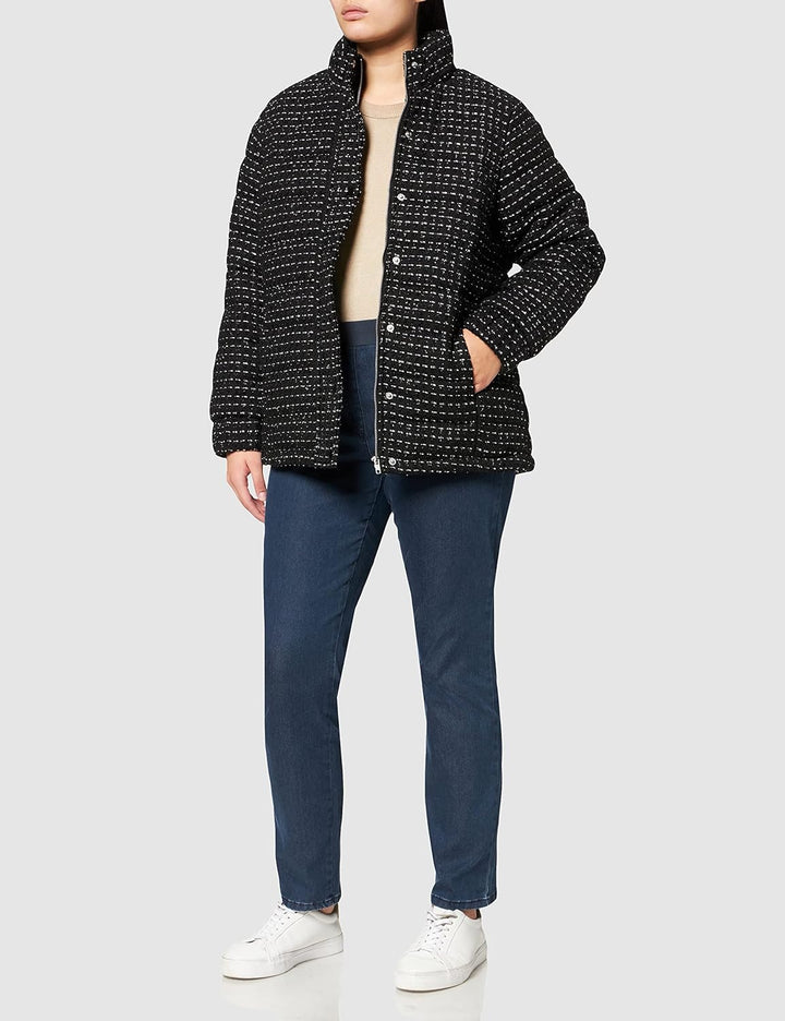 Naf Naf Damen Bubella, Schwarz/Weiss Moti, 38