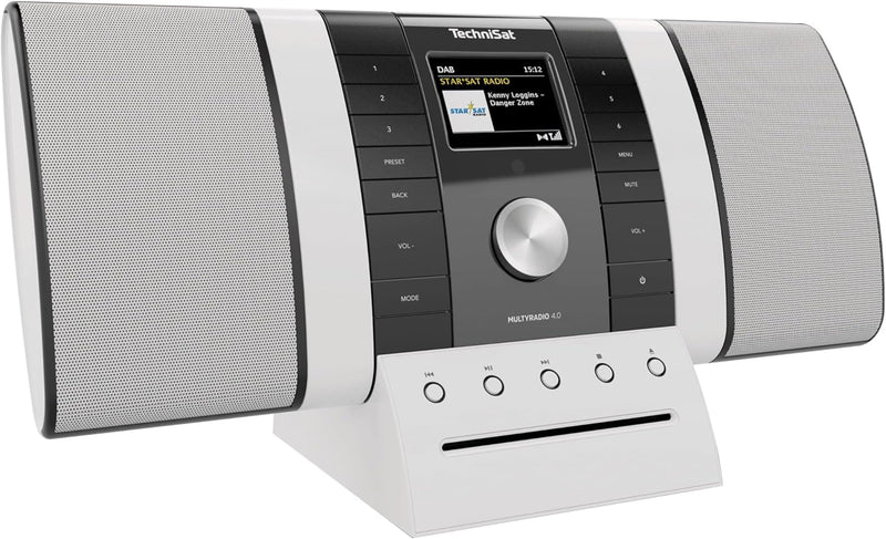 TechniSat MULTYRADIO 4.0 - Internetradio (WLAN Radio, DAB+, UKW, Spotify, Bluetooth, CD-Player, USB,