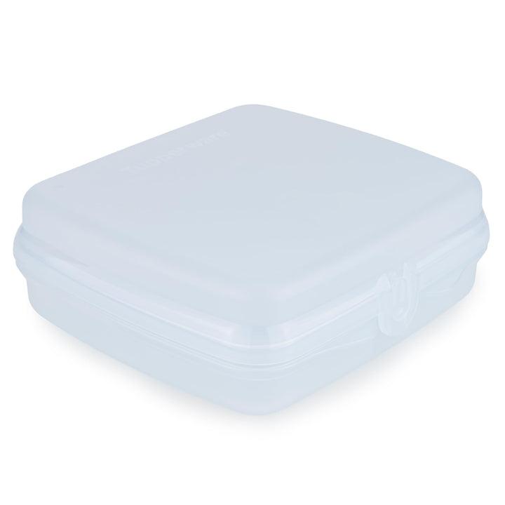Tupperware Eco+ Sandwich-Box hellblau Brotdose Pausenbrot Brotbox (inkl. 1x Schlüsselanhänger Zufäll