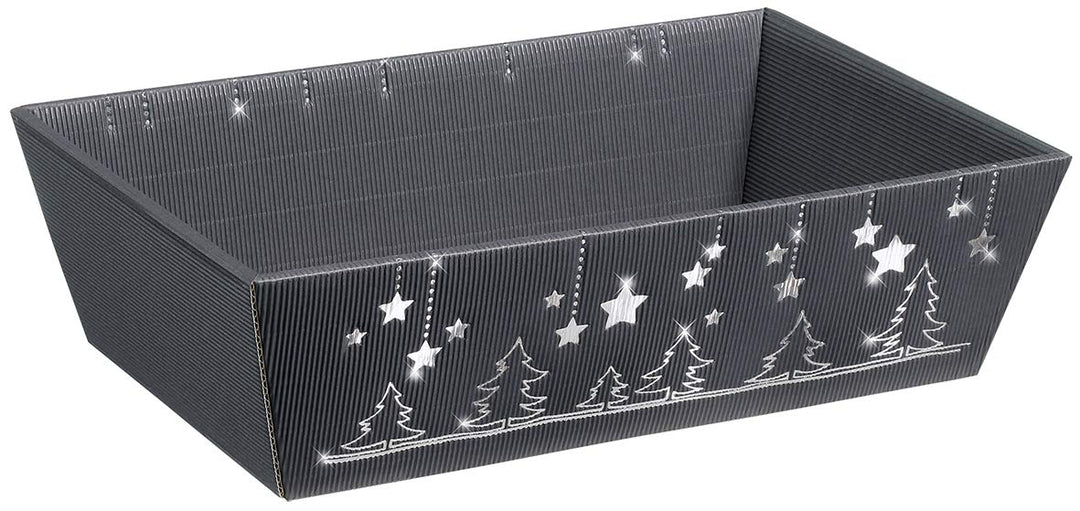 10 Stück Präsentkorb, Geschenkkorb, Weihnachtskorb"Weihnachtsglanz" (mittel), mittel