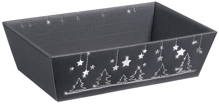 10 Stück Präsentkorb, Geschenkkorb, Weihnachtskorb"Weihnachtsglanz" (mittel), mittel