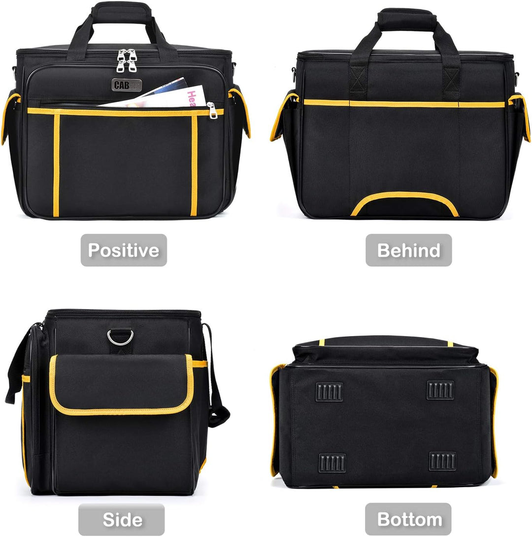 cab55 Nähmaschinenkoffer, Nähmaschinen-Tragetasche mit abnehmbarem Polsterpolster, Tragetasche für N