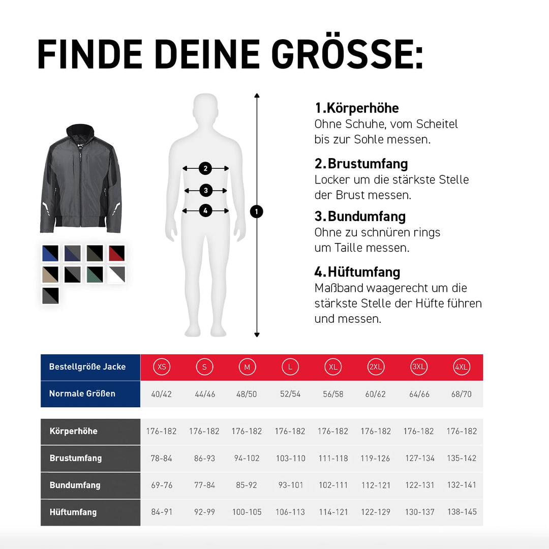 KÜBLER Workwear Unisex Jacket Jacket Classiq Organiq Size 50 in anthracite (pack of 1) S Anthrazit /
