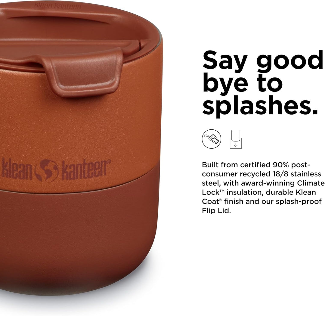 Klean Kanteen Rise Lowball Tumbler Flip Lid Isolierbecher 296ml in der Farbe autumn glaze, 1010168