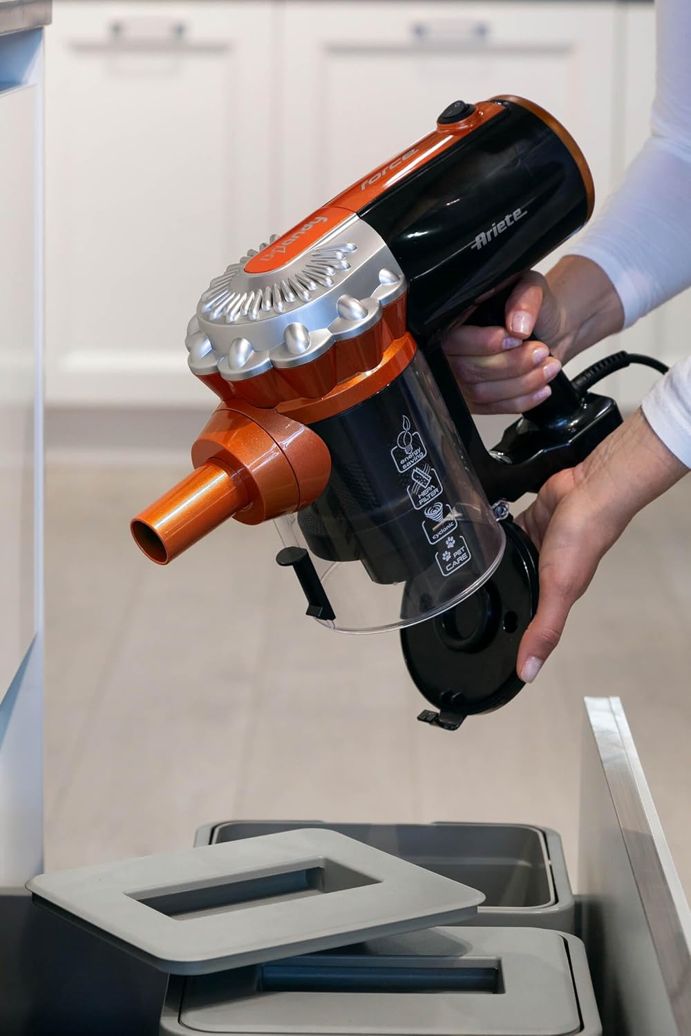 Ariete Handy Force 2361, Elektrobesen, Orange, Handy Force 2361