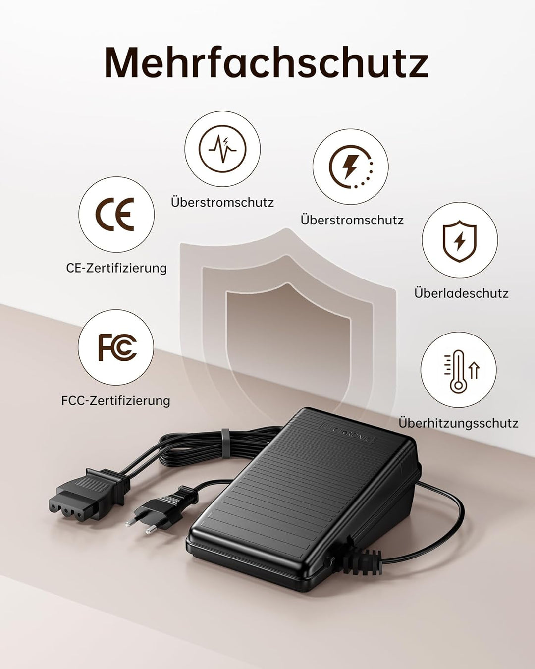 Elektronische Fusssteuerung Nähmaschine Pedal Netzkabel für Singer Modelle 359102-001 1116 1120 1234