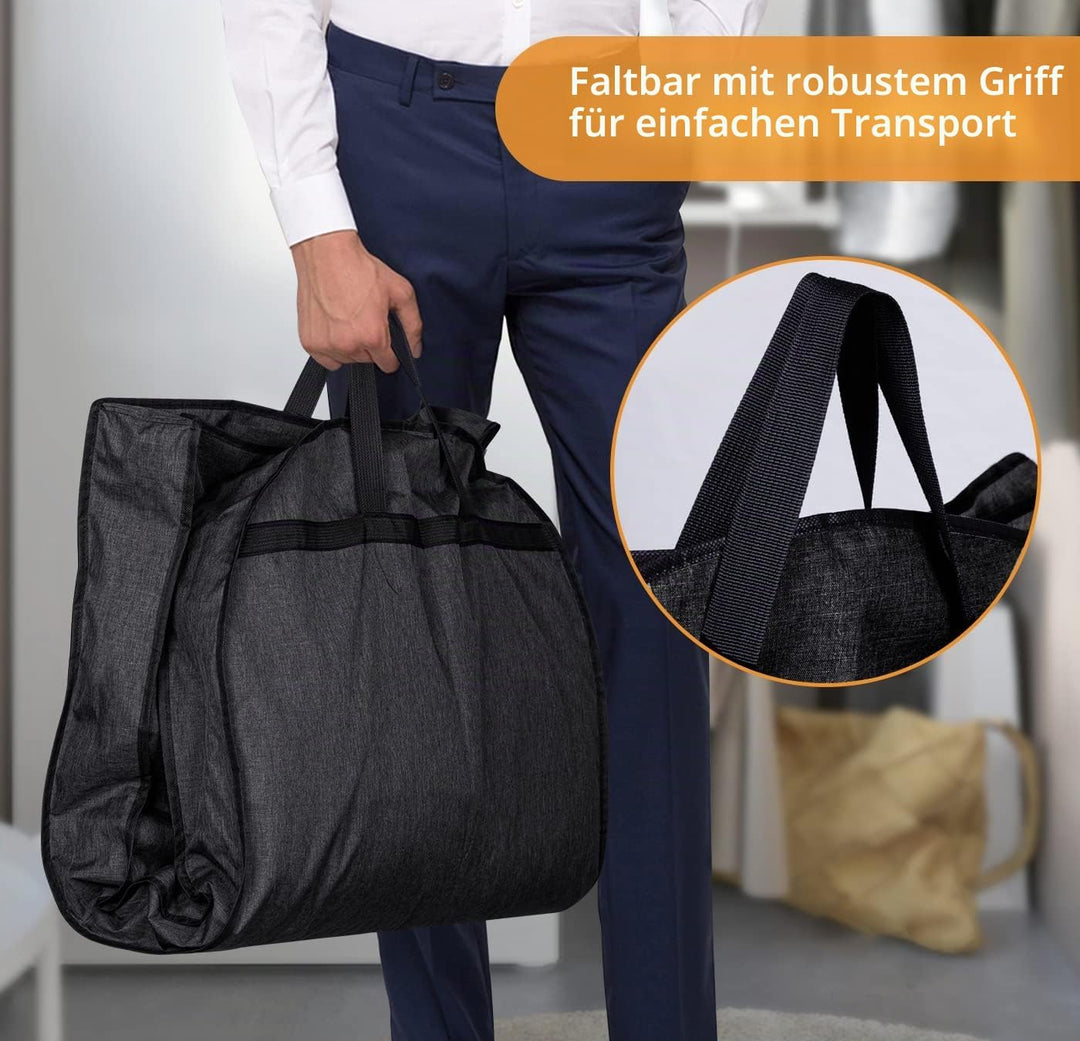 MISSLO Schwerlast Kleidersack Anzug für Reisen 109 Cm Wasserdicht Anzugsack Stoff Kleiderhülle mit R
