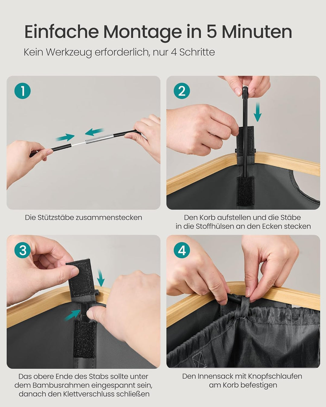 SONGMICS Pfandflaschen-Sammelbehälter, 95 L Pfandflaschen-Behälter, Flaschensammler Leergut, Recycli