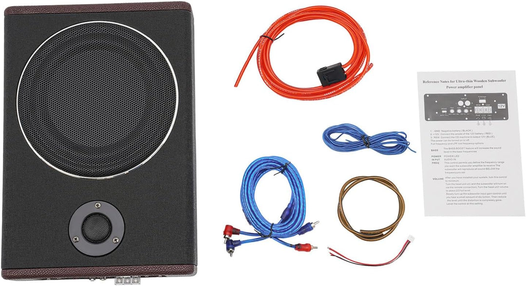 Ciounmb 8" Untersitz-Subwoofer: 600W Maximalleistung, 200W Eingangsnennleistung, 34.5266.8cm, Aktiv-