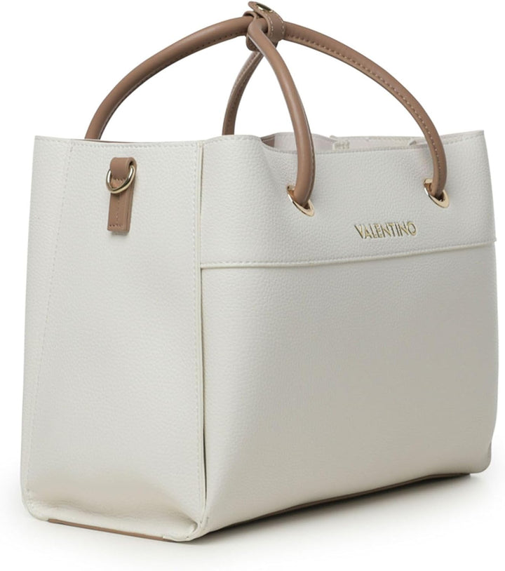 Valentino Damen Zero Re TASCHE (1er Pack), Bianco/Cuoio
