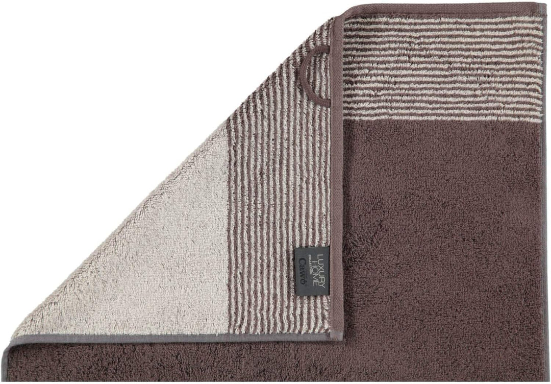 CAWÖ Home Handtücher Luxury Home Two-Tone 590 Pepper - 37 Duschtuch 80x150 cm, Duschtuch 80x150 cm