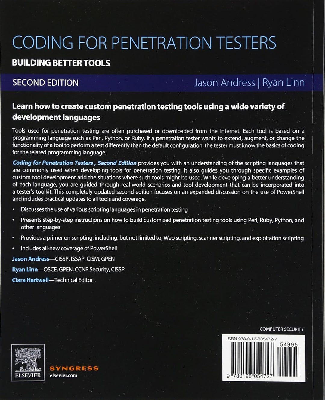 Coding for Penetration Testers: Building Better Tools, Taschenbuch