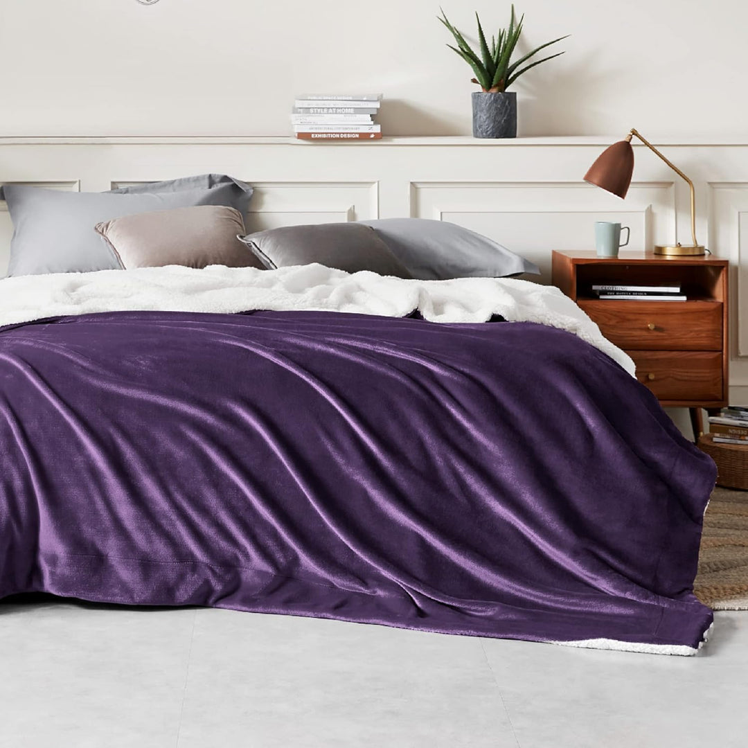 BEDSURE Kuscheldecke - Warm Sherpa Wolldecke & Sofadecke, Flauschig Sofaüberwurf Decke, Dicke Couchd