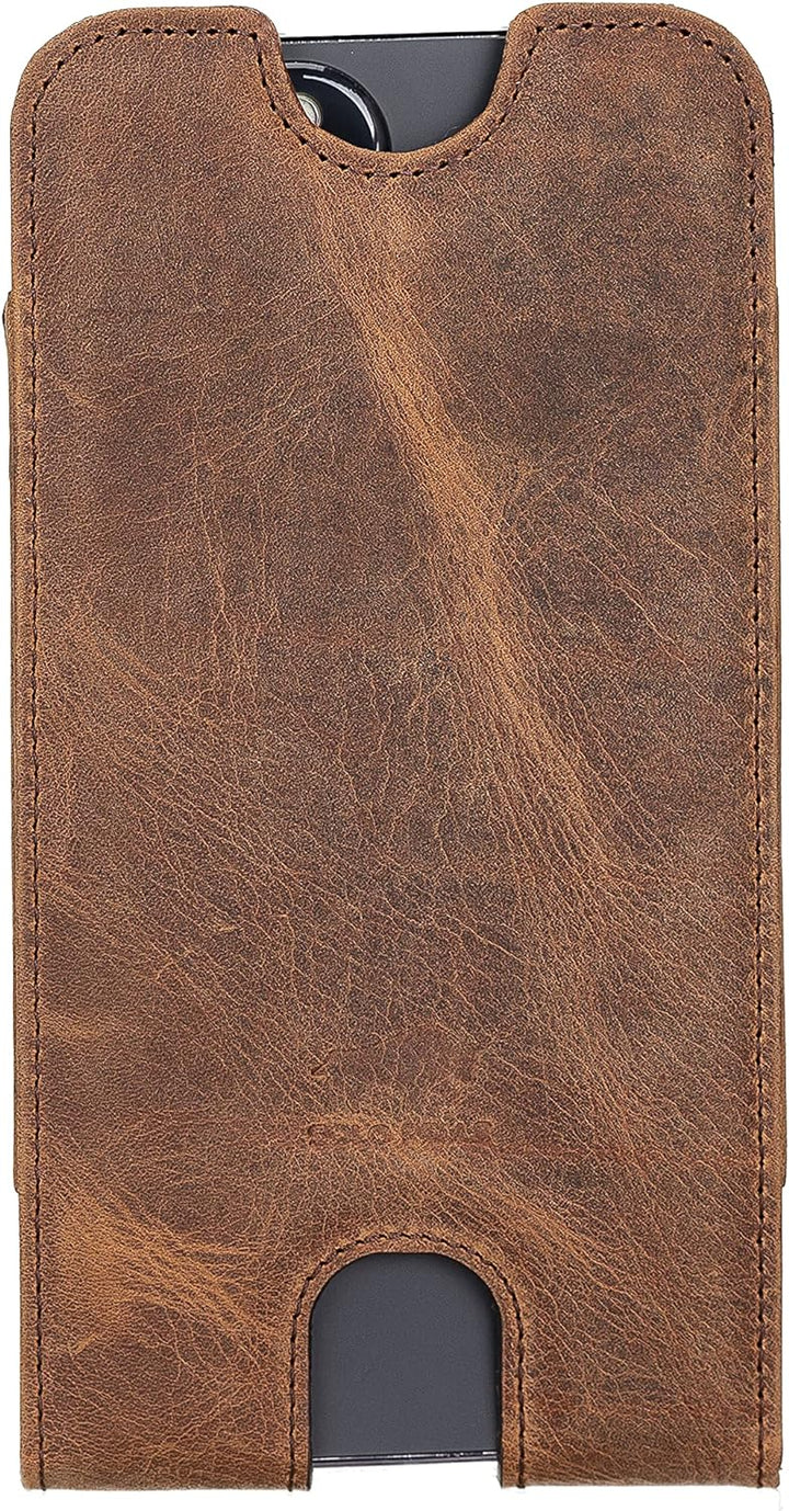 Solo Pelle Lederhülle für das iPhone 12/12 Pro / 13/13 Pro bis 6.1 Zoll Stanford Case Leder Hülle Le