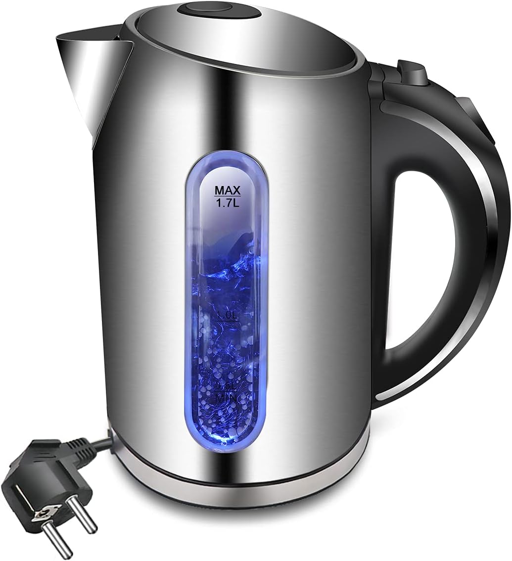 EXTRASTAR Wasserkocher aus Edelstahl (1.7L-1739), 1.7L-1739