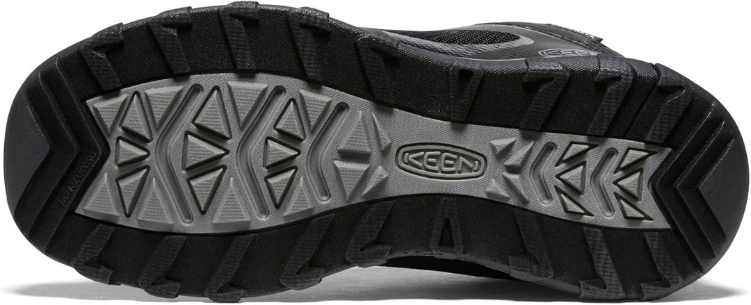KEEN Unisex Kinder Wanduro Mid Waterproof, Schwarz Silber