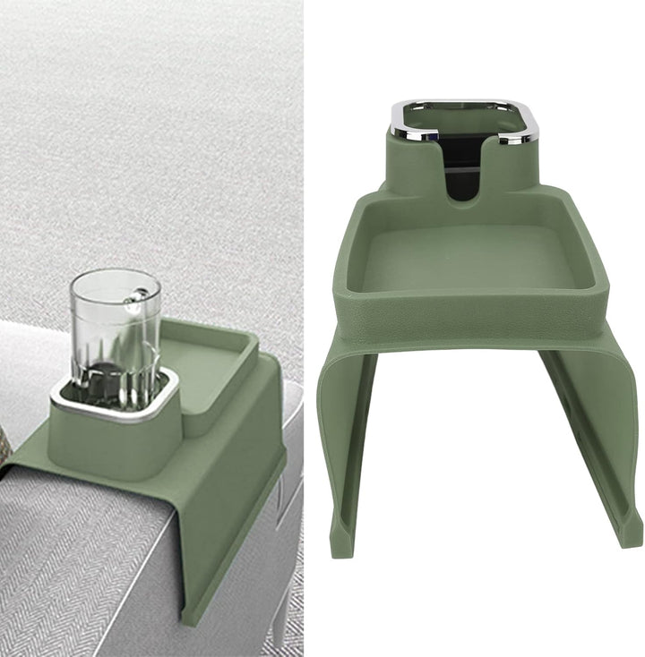 Jeanoko Couch-Getränkehalter-Tablett Multifunktions-Silikon-Sofa-Arm-Getränkehalter mit Basis Sofa-A