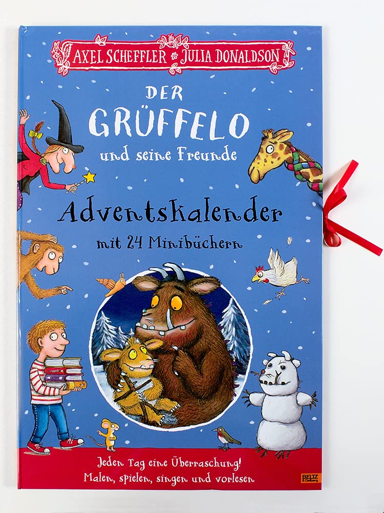 Der Grüffelo und seine Freunde. Adventskalender mit 24 Minibüchern, Gebundenes Buch