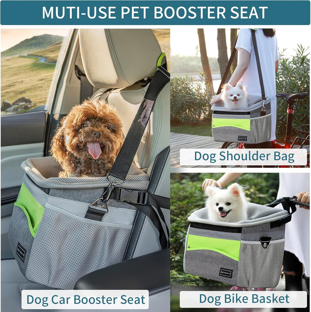 Petsfit Korb für Hunde, Transporttasche für Katzen, Transportrucksack, Tragetasche, Schultergurt, fa