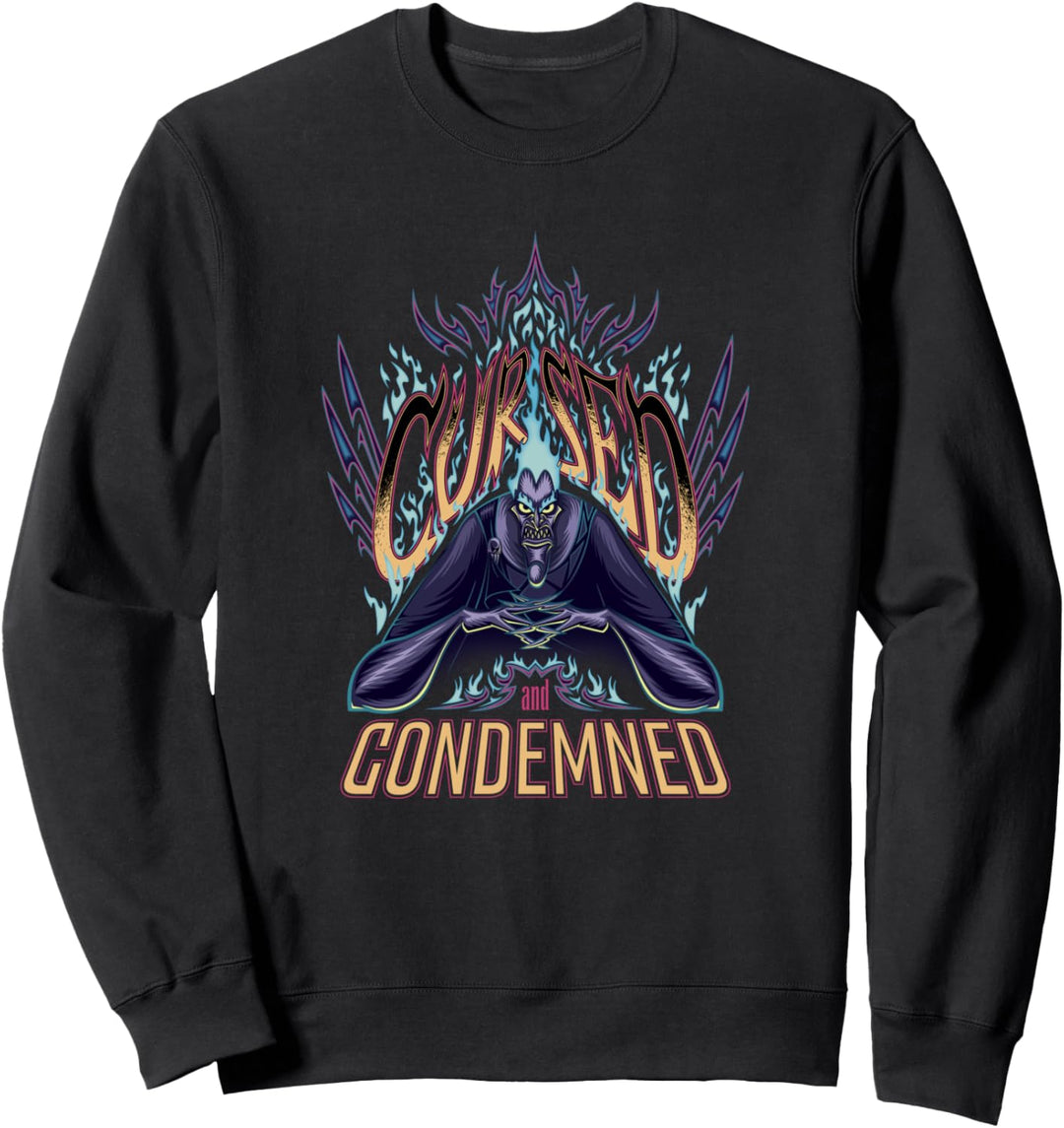 Disney Villains Hades Cursed and Condemned Rock Band Sweatshirt