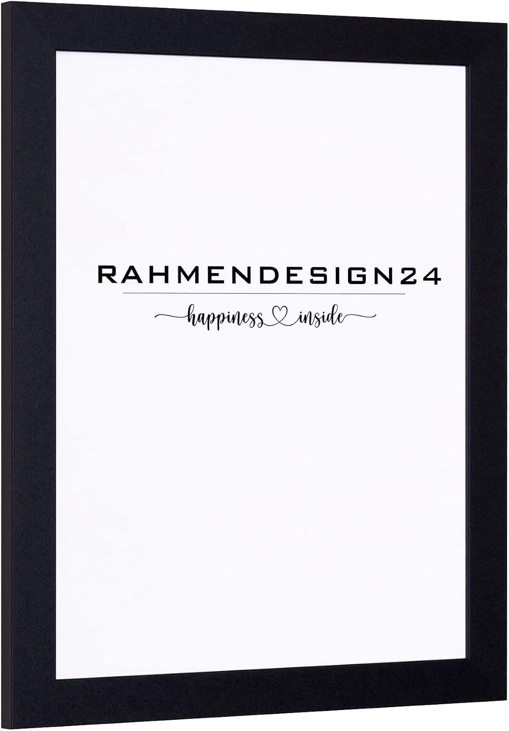 Rahmendesign24 Bilderrahmen Tokio 50x50 SCHWARZ (matt) Fotorahmen, Wechselrahmen, Posterrahmen, Puzz