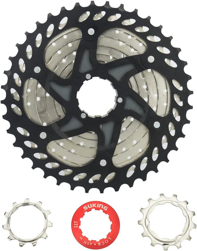 CYSKY 11 Fach Kassette 11-25T/11-28T/11-32T/11-36T/11-40T/11-42T/11-46T/11-50T Kassette Fit für Moun