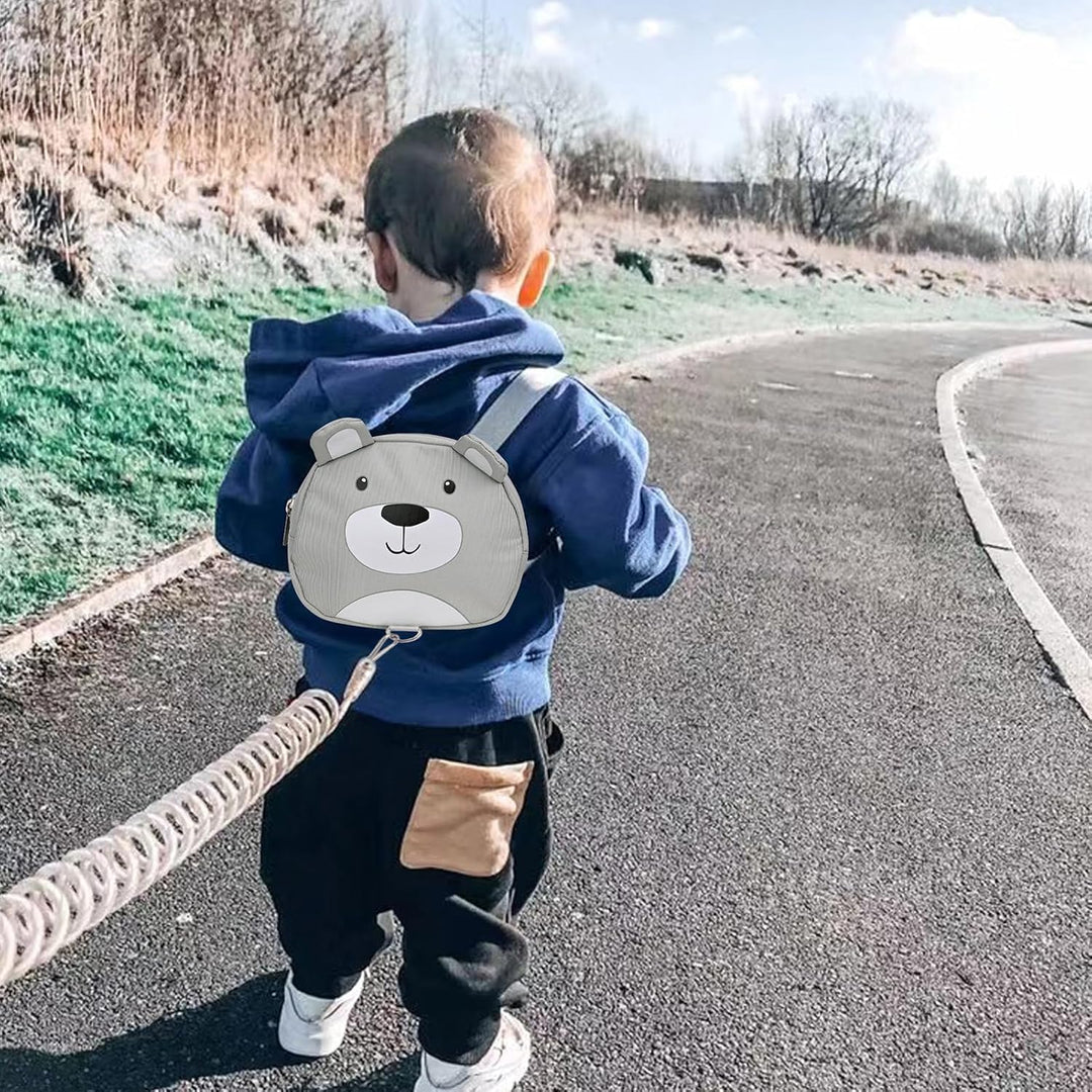 Bebamour Tier-Kleinkind-Rucksack mit Sicherheitszügeln, Mini-Tasche mit Sicherheitsleine für Kinder,