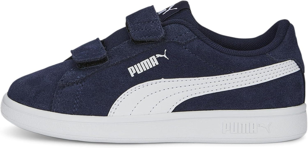 Puma Smash 3.0 Sd V Ps Unisex Sneaker 29 EU Puma Navy Puma White, 29 EU Puma Navy Puma White