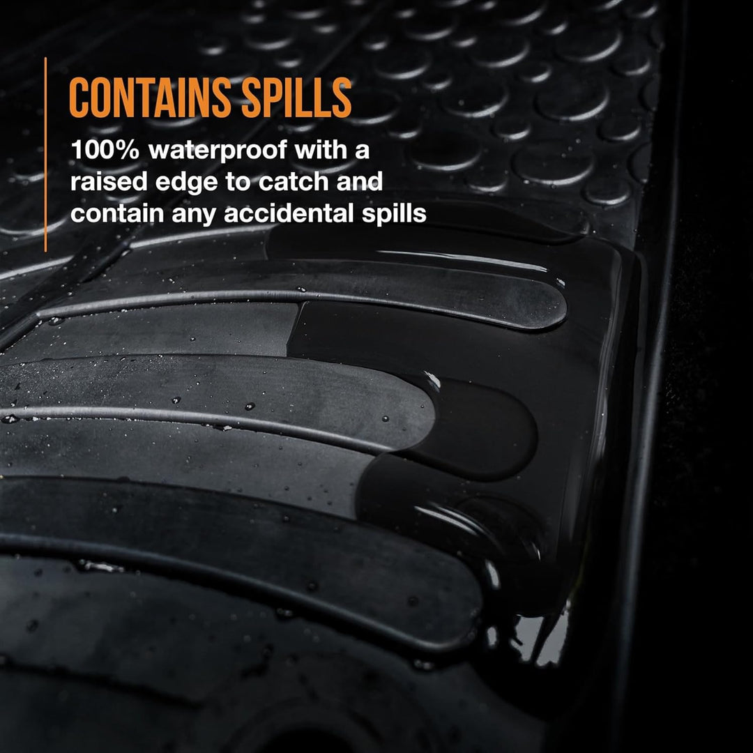 Travall Mats Gummifussmatten Kompatibel Mit Mercedes-Benz C-Klasse (2007-2014) TRM1155 - Allwetterma