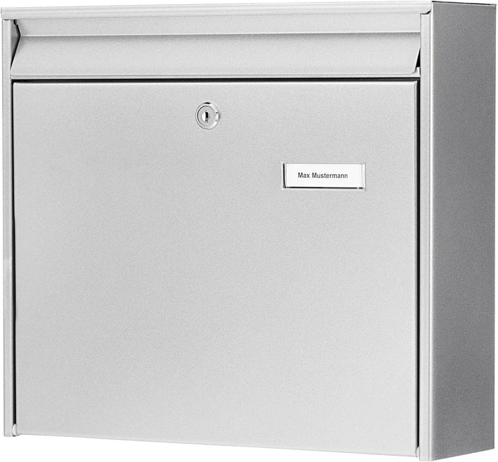Burg-Wächter Briefkasten, Briefkastenanlagen geeignet, A4 Einwurf-Format, Verzinkter Stahl, Mail 587
