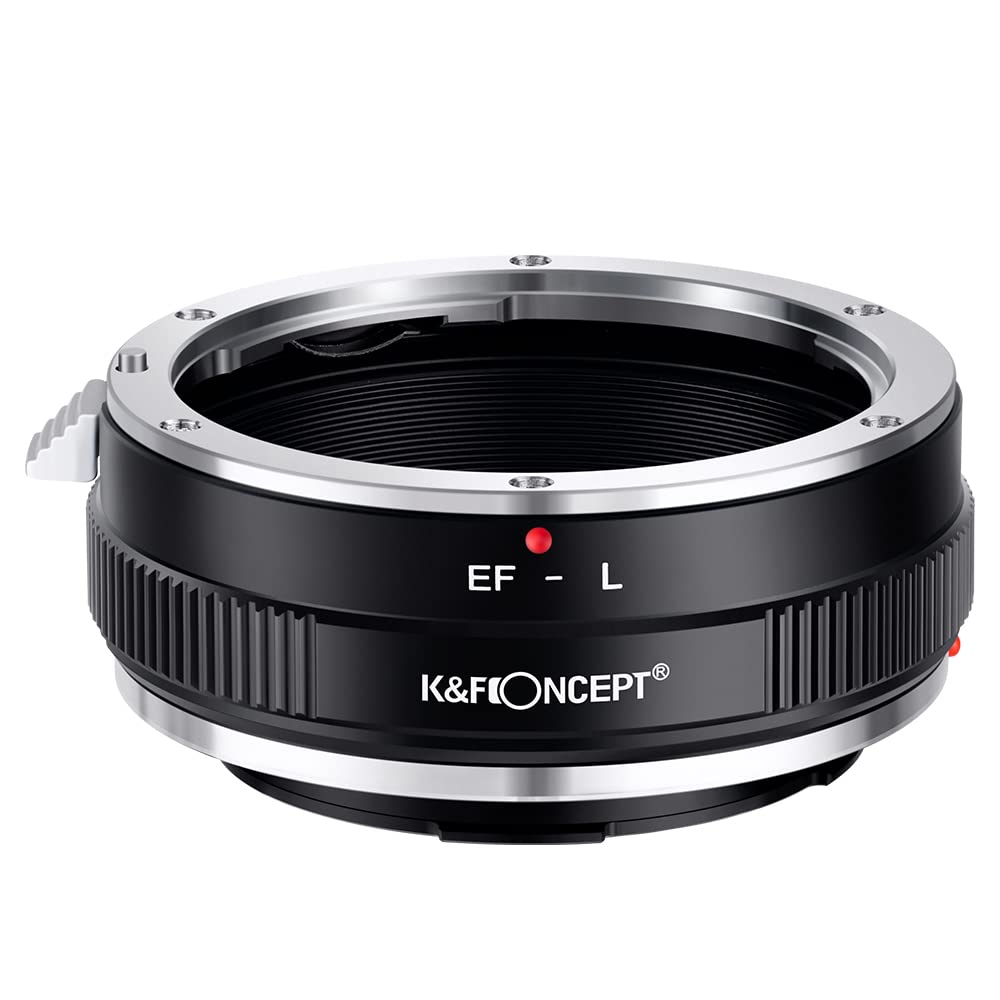 K&F Concept Objektivanschlussadapter EOS-L Manueller Fokus, kompatibel mit Canon (EF/EF-S) Objektive