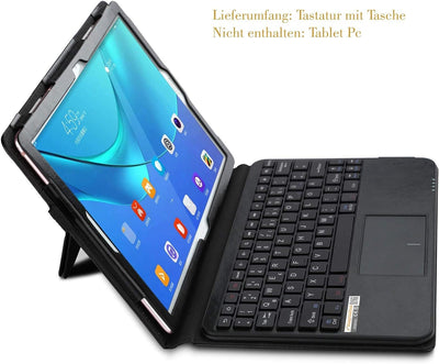 MQ für Huawei M5 10.8 - Bluetooth Tastatur Tasche mit Touchpad für Huawei MediaPad M5 10.8 | Tastatu