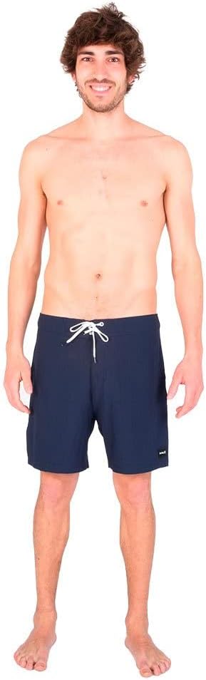 Hurley Herren Phantom O&o Solid 18' Board-Shorts, Obsidian, 42