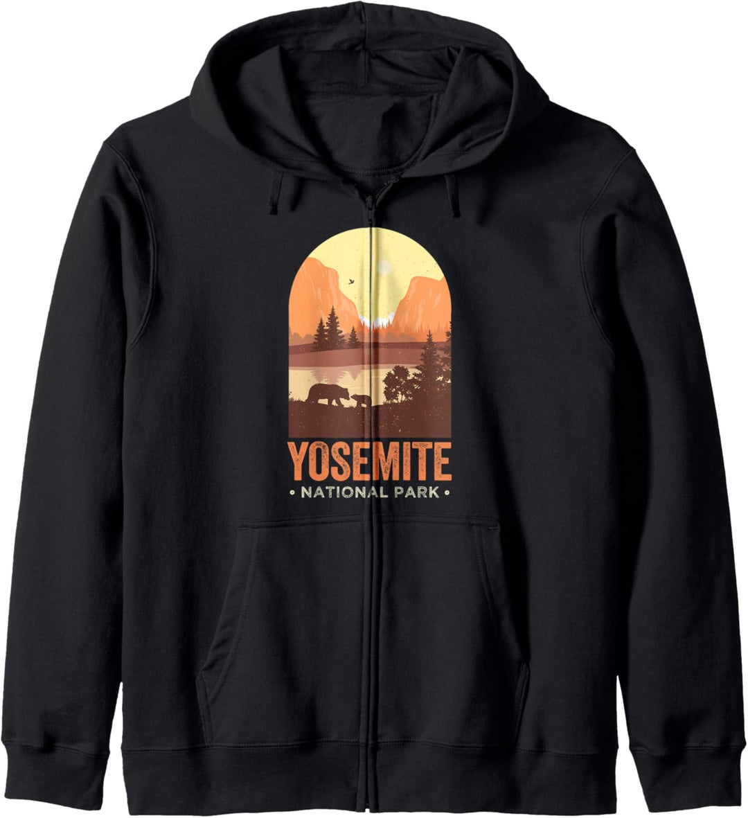 Yosemite-Hemd California Vintage Yosemite-Nationalpark Kapuzenjacke