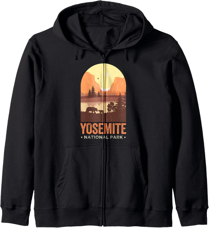 Yosemite-Hemd California Vintage Yosemite-Nationalpark Kapuzenjacke