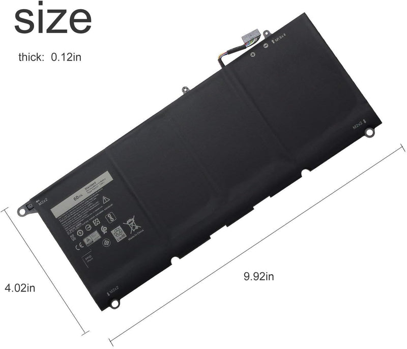 HUBEI PW23Y TP1GT RNP72 0RNP72 0TP1GT Laptop Batterie Ersatz für Dell XPS 13 9360 P54G002 13-9360-D1