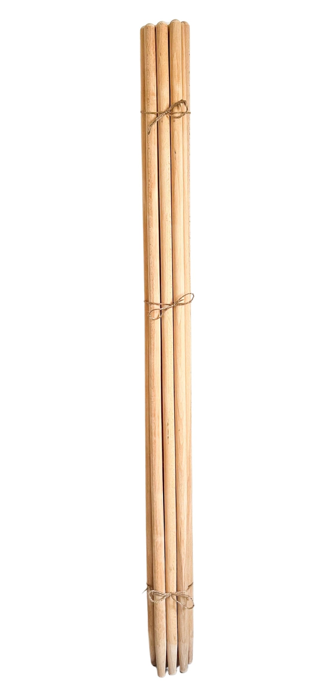 pokm toolsmarket - Besenstiel Holz Ersatzstiel, 150 cm, Holzstiel aus Buchenholz, Gerätestiel Ø 27 m