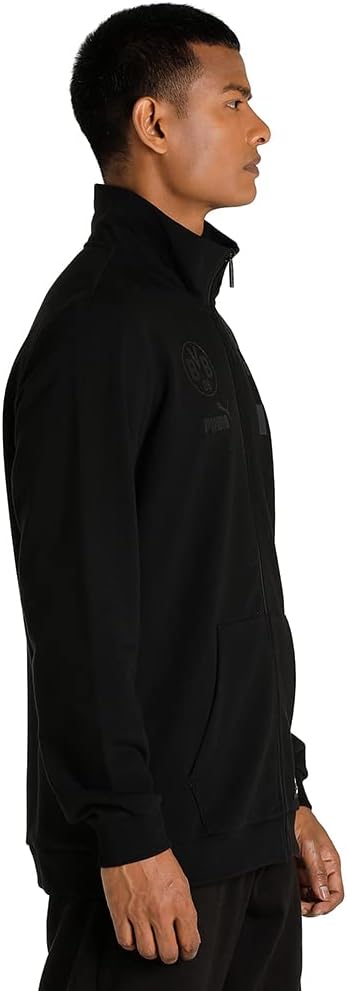 Puma BVB ftblCulture Track Jacket schwarz Borussia Dortmund Sportjacke S Schwarz, S Schwarz