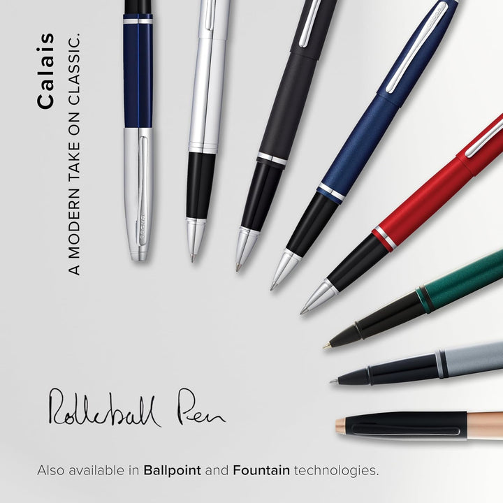 Cross Calais Rollerball (Matt schwarze Kappe, Schreibfarbe: schwarz, inkl. Geschenkbox) Mattgrün, 1