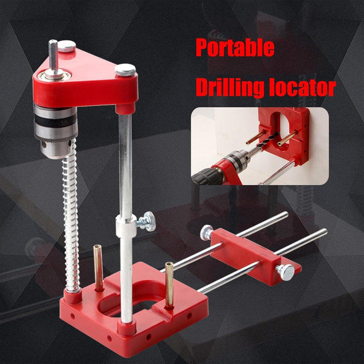 Woodworking Punch Locator, Adjustable Hole Drill Guide, Carpentry Drilling Locator, Hole Drill Guide