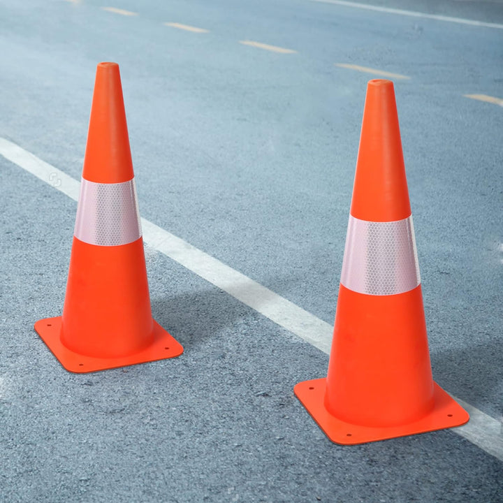 Warnkegel 30cm,4 Stück Verkehrshütchen Markierungshütchen,stapelbar Warnleitkegel Leitkegeln,Verkehr