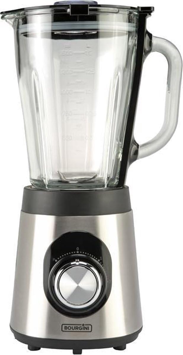 Bourgini Classic Mixer Plus - 1,5L - Edelstahl Standmixer